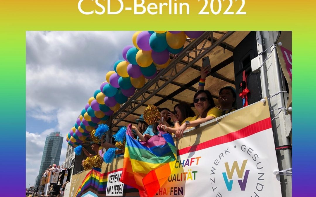 Das WVV-Gesundheitsnetzwerk auf dem CSD Berlin 2022
