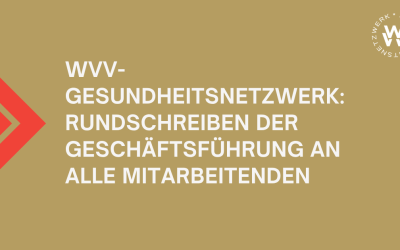 Rundschreiben WVV-Gesundheitsnetzwerk